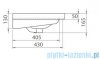 Cerastyle Elite umywalka 60x45cm meblowa / ścienna 032000-u